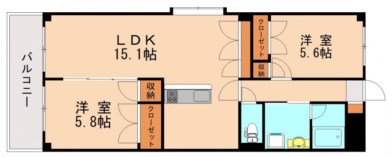 部屋写真