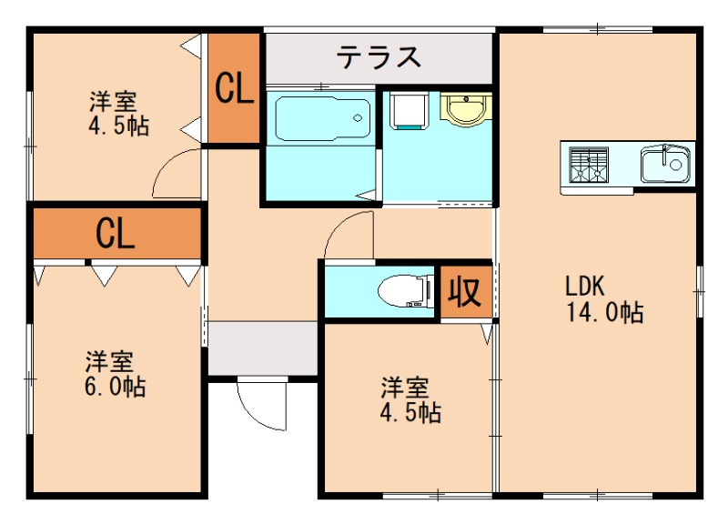 部屋写真